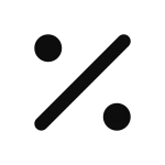 Percentage SVG Icon